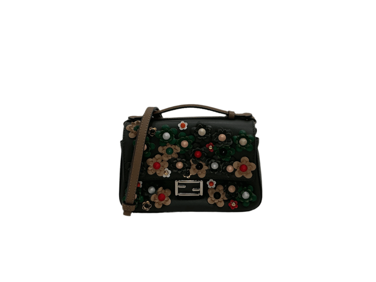 Fendi - Floral Double Baguette
