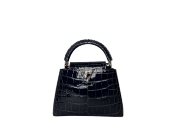 Louis Vuitton Capucines Mini Aligator Navy
