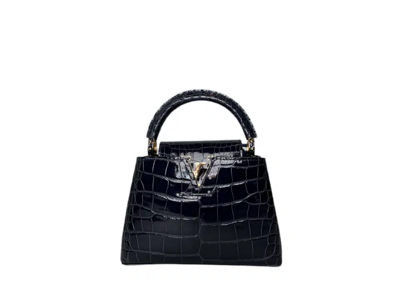 Louis Vuitton Capucines Mini Alligator Navy