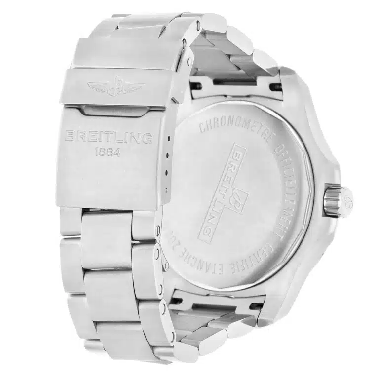 Breitling Chronomat Colt A17388101C1A1 Blue Dial Diamond Bezel Stainless Steel Watch – image 8