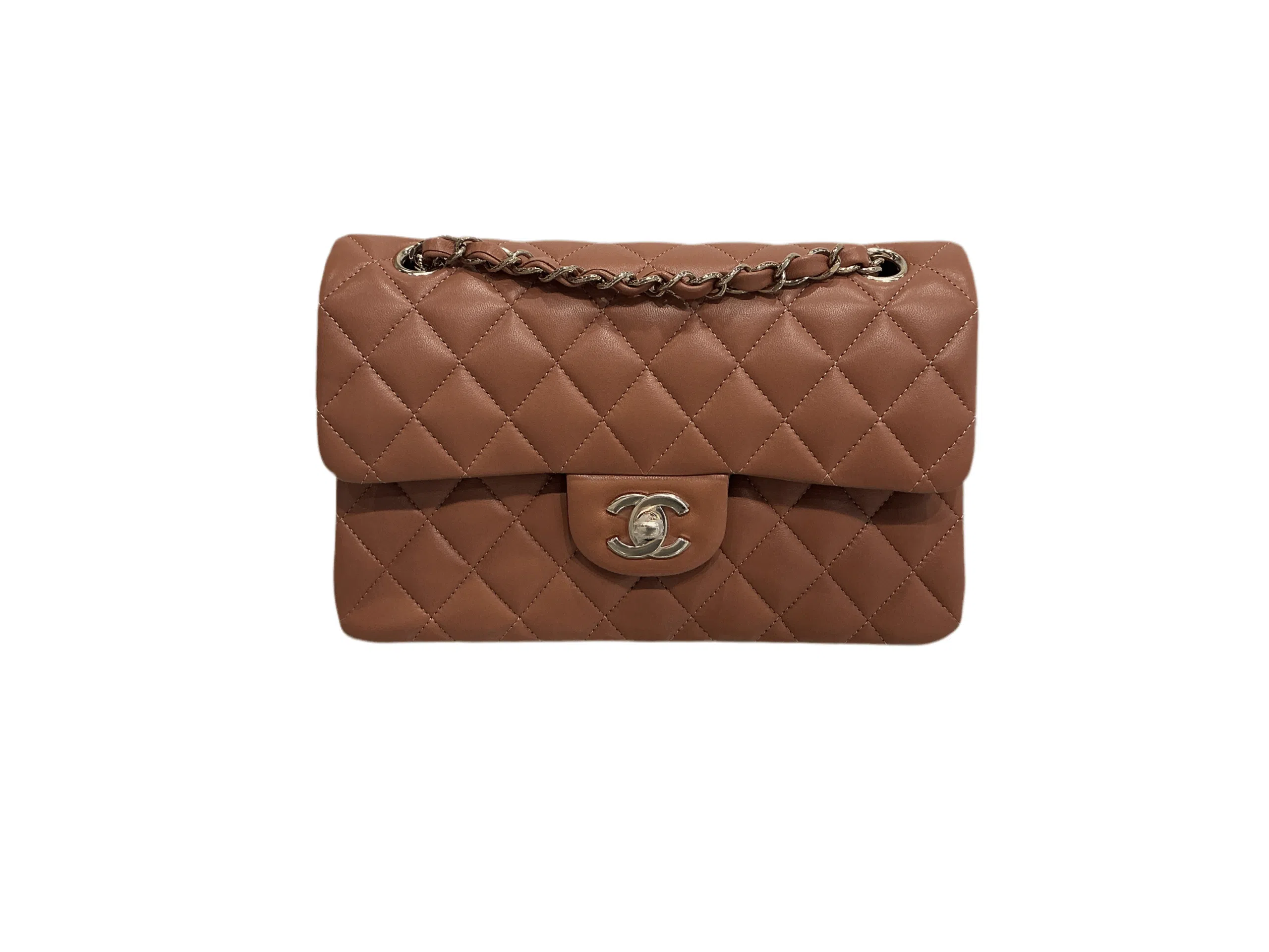 Chanel Lambskin Small Double Flap