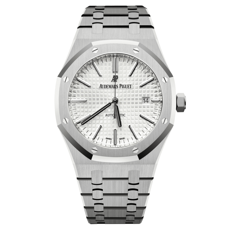 Audemars Piguet Royal Oak 15400ST.OO.1220ST.02.A Silver Dial Stainless Steel Watch 2017