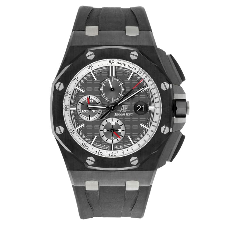 Audemars Piguet Royal Oak Offshore 26405ce.oo.a002ca.01 44mm Chronograph Grey Dial Ceramic Anthracite Titanium Watch –