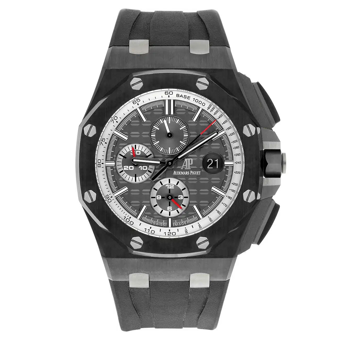 Audemars Piguet Royal Oak Offshore 26405ce.oo.a002ca.01 44mm Chronograph Grey Dial Ceramic Anthracite Titanium Watch - 2016