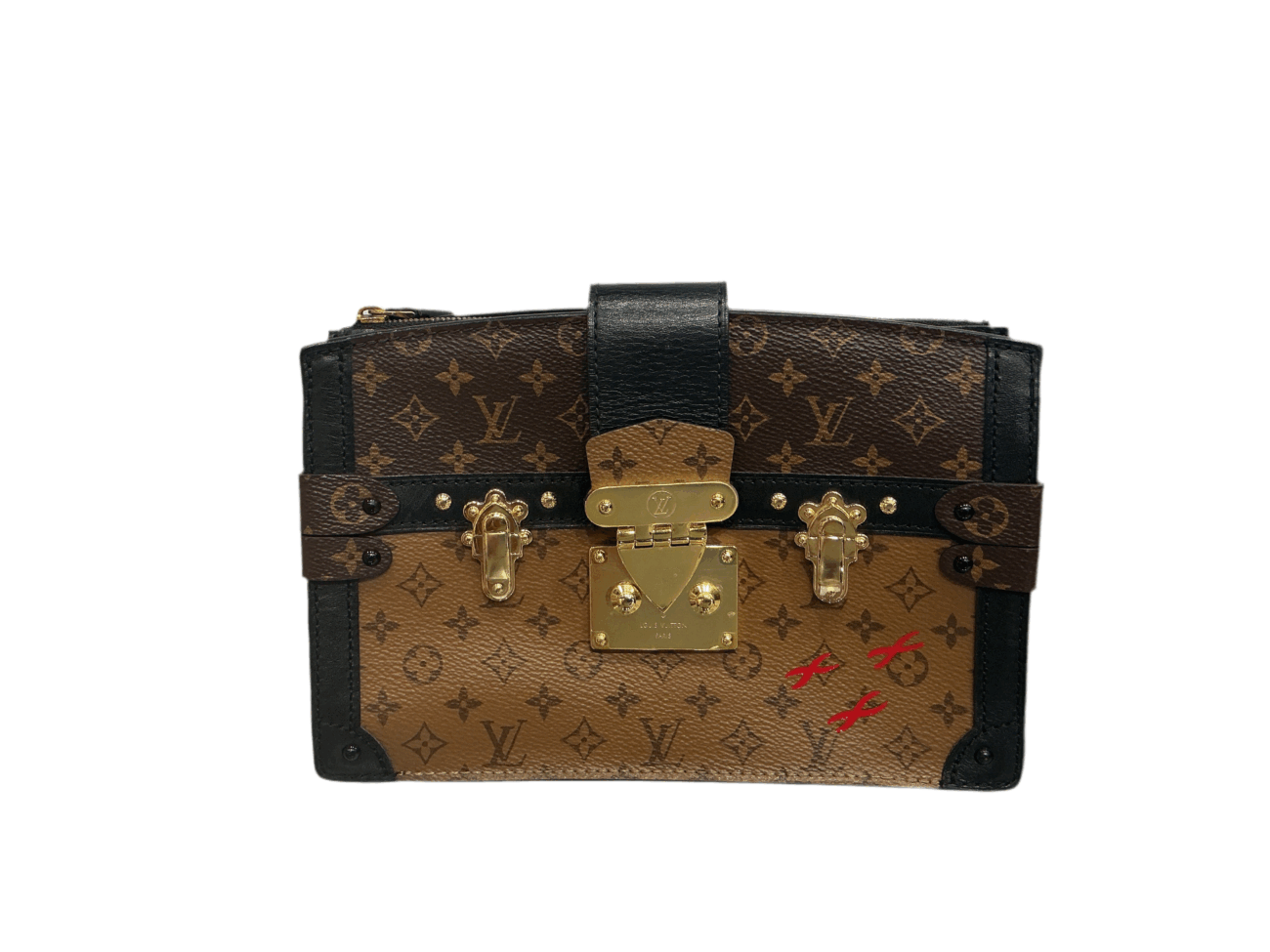 Louis Vuitton - Reverse Monogram Trunk Clutch