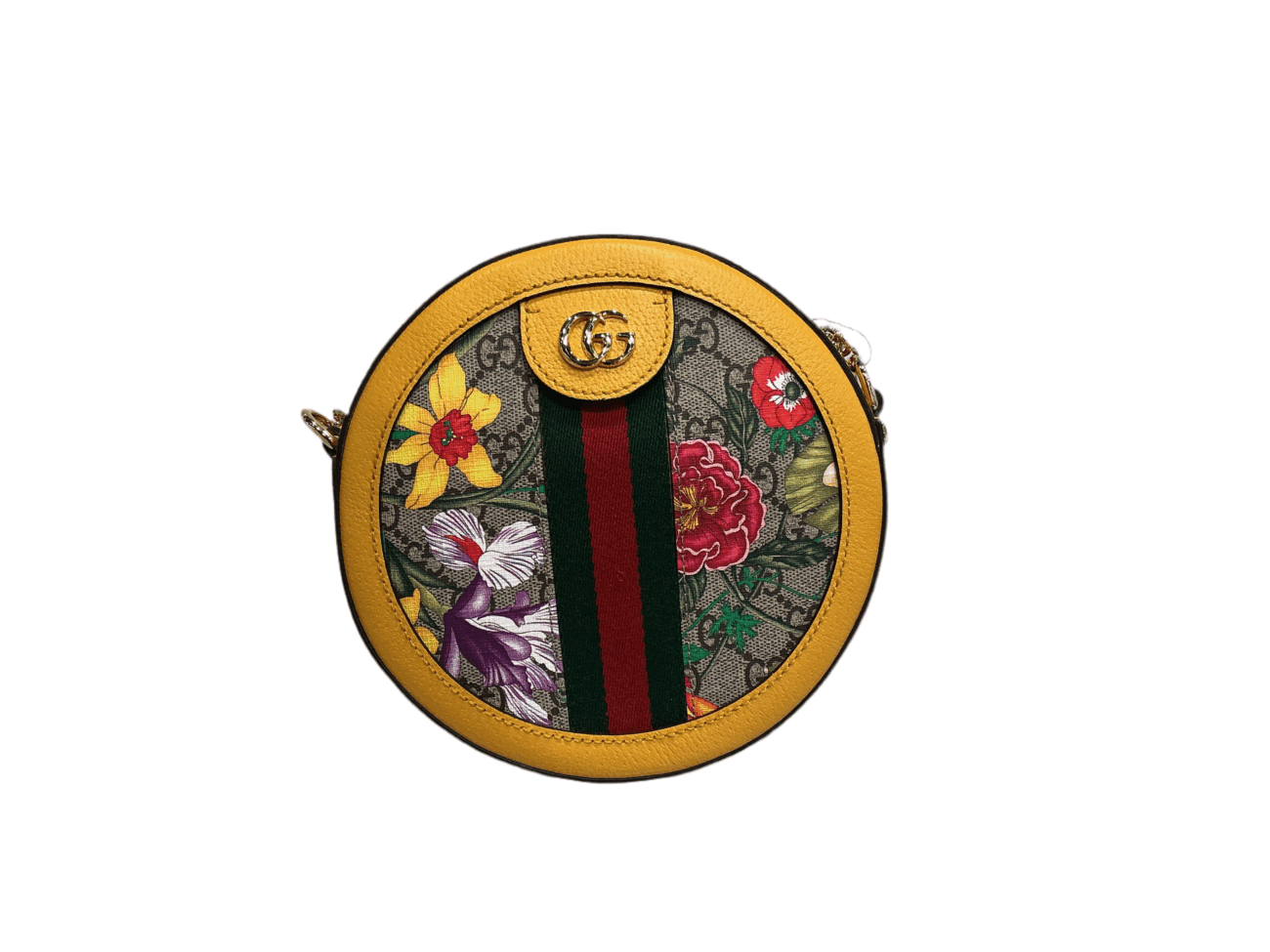 Gucci Monogram Floral Round Ophidia