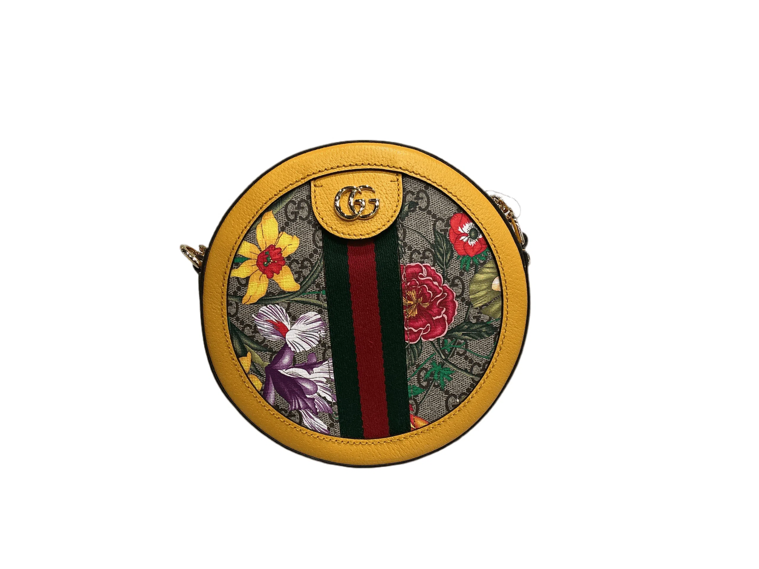 Gucci Monogram Floral Round Ophidia