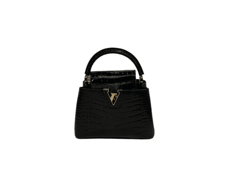 Louis Vuitton Capucines Mini Aligator Black