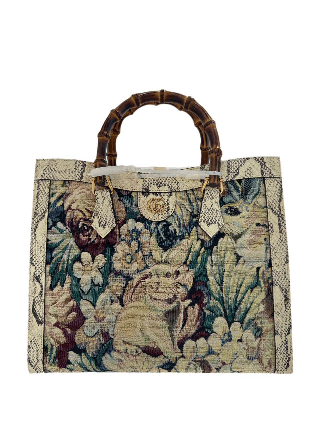 Gucci Diana Python Medium Tote