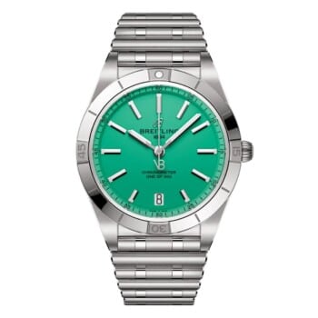 Breitling Chronomat A103801A1L1A1 Automatic 36mm Victoria Beckham Peppermint Dial Uni-Directional Bezel Stainless Steel Watch