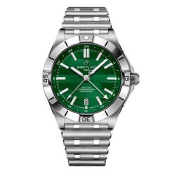 Breitling Chronomat A323987B1L1A1 40mm Automatic GMT Six Nations Ireland Green Dial Uni-directional Bezel Stainless Steel