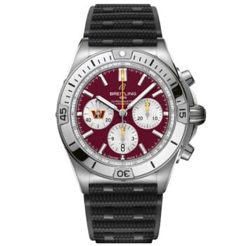 Breitling Chronomat B01 AB01342B1K3S1 42mm NFL Washington Commanders Edition Red Dial Uni-directional Bezel Stainless Steel
