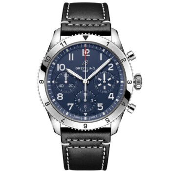 Breitling Classic AVI A233801A1C1X1 Chronograph 42mm Tribute to Vought F4U Corsair Blue Dial Bi-Directional Bezel Stainless