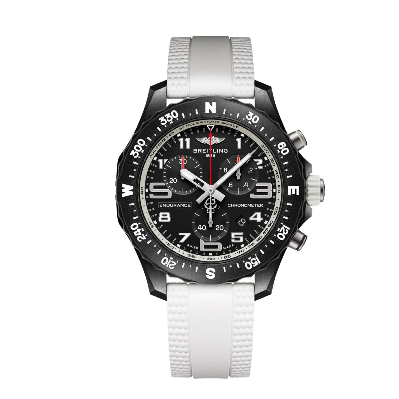 Breitling Endurance Pro X83310A71B1S1 38mm Black Dial Bi-directional Bezel Watch