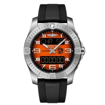 Breitling Professional Aerospace B70 Orbiter EB70101A1O1S1 43mm Orange Dial Bi-directional Bezel Titanium Case with Black