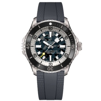 Breitling Superocean E10379351B1S1 46mm Automatic Super Diver Black Dial Bi-directional Bezel Titanium with Anthracite