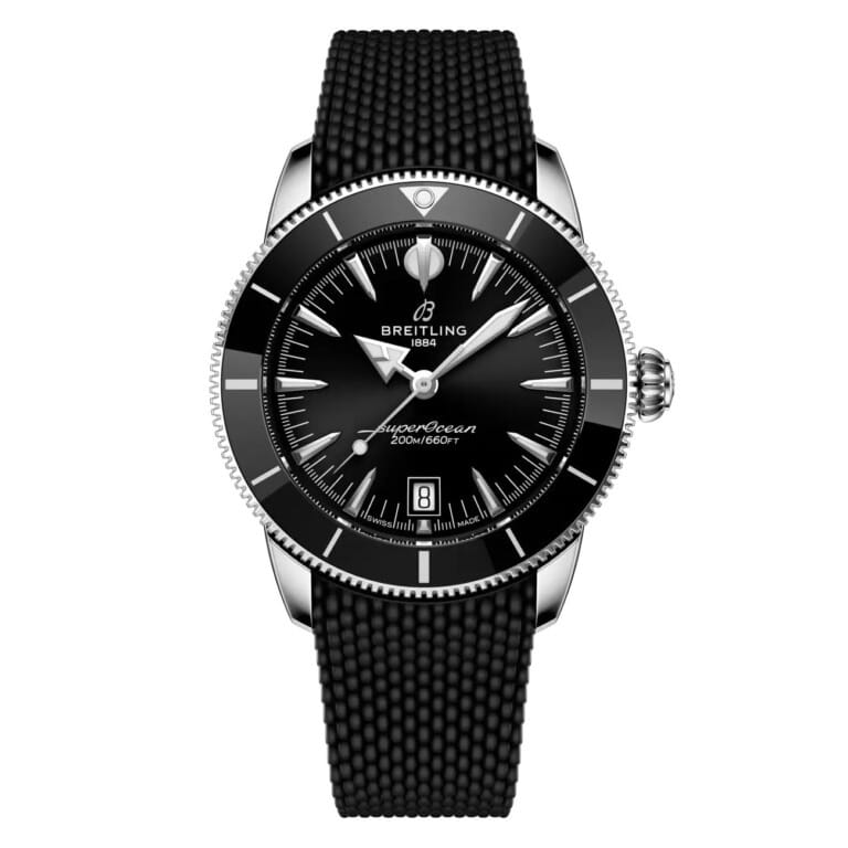 Breitling Superocean Heritage AB3111241B1S1 42mm B31 Automatic Black Dial Uni-directional Bezel Stainless Steel with Black