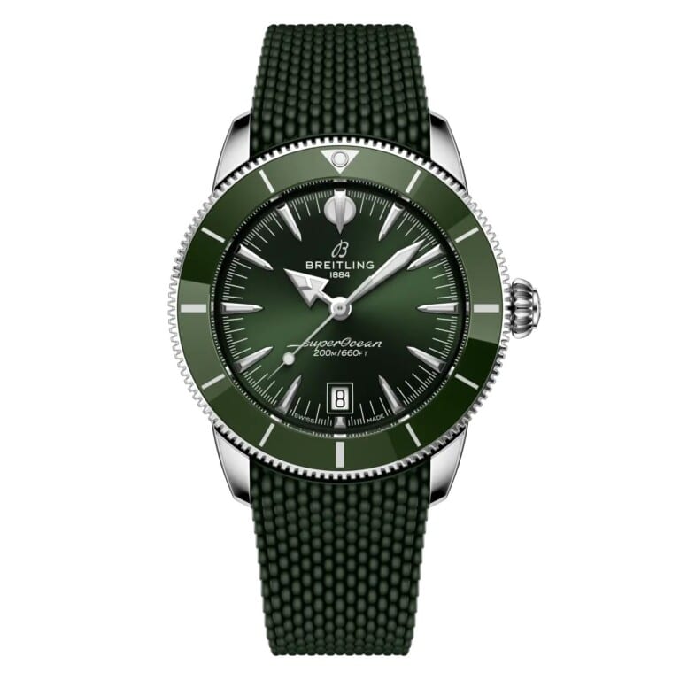 Breitling Superocean Heritage AB3111361L1S1 42mm B31 Automatic Green Dial Uni-directional Bezel Stainless Steel with Green