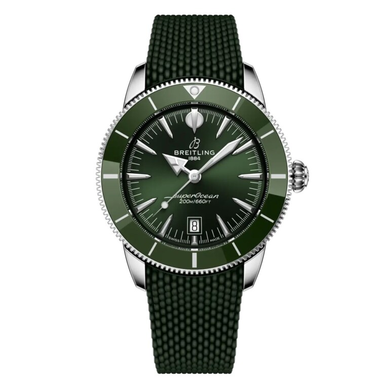 Breitling Superocean Heritage AB3112361L1S1 44mm B31 Automatic Green Dial Uni-directional Bezel Stainless Steel with Green