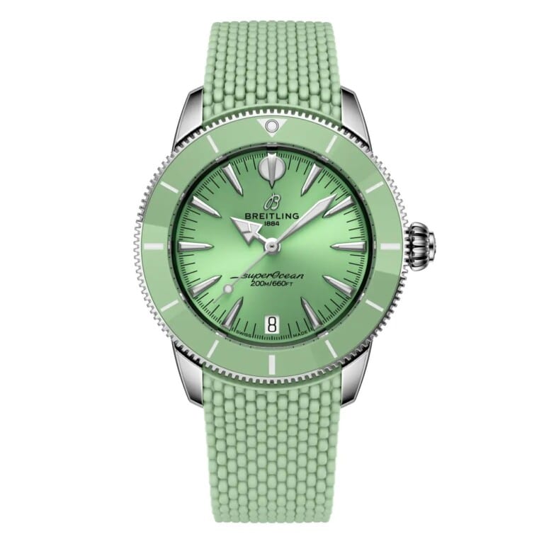 Breitling Superocean Heritage Automatic A10390361L1S1 36mm Green Dial Uni-Directional Bezel Stainless Steel with Green
