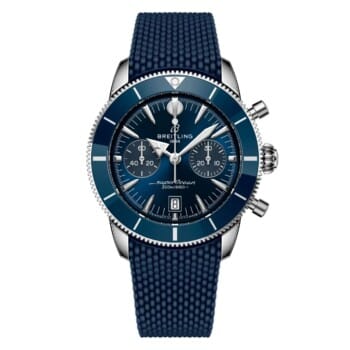 Breitling Superocean Heritage B01 AB0156161C1S1 Chronograph 42mm Blue Dial Unidirectional Ratcheted Rotating Bezel Stainless