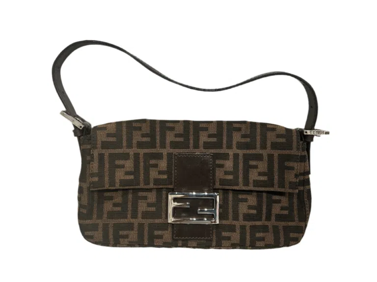 Fendi - Brown Zucca Baguette Handbag