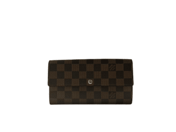 Louis Vuitton - Damier Ebene Pattern Sarah Wallet