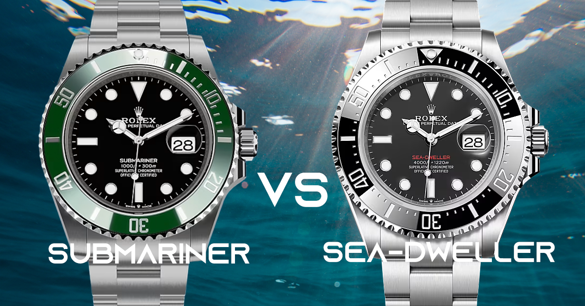 Rolex Sea Dweller vs Submariner