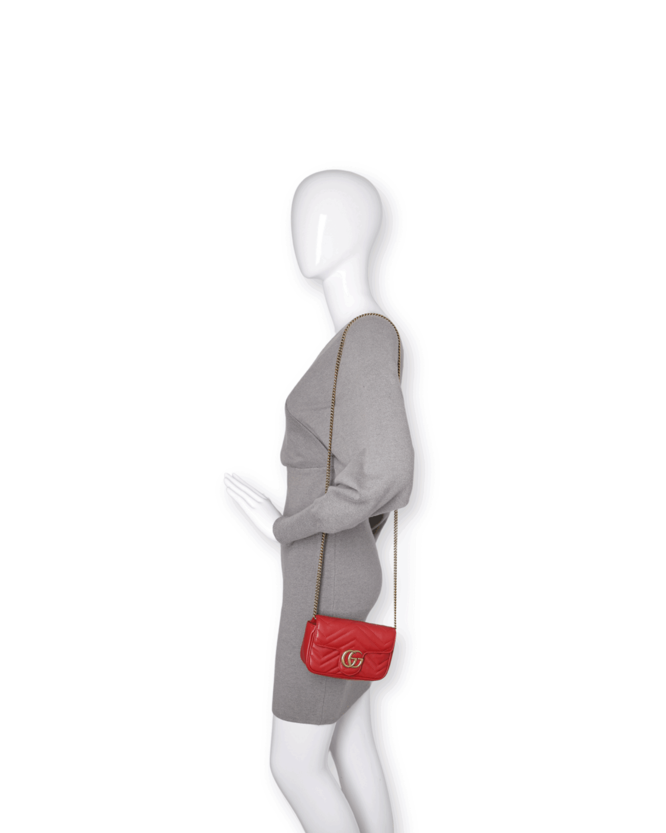 【CELINE】VIPセール!キュイル ミニ バッグ チョークホワイト Celine - Calfskin Mini Triomphe Chalk (Pre-Owned) - Watch My