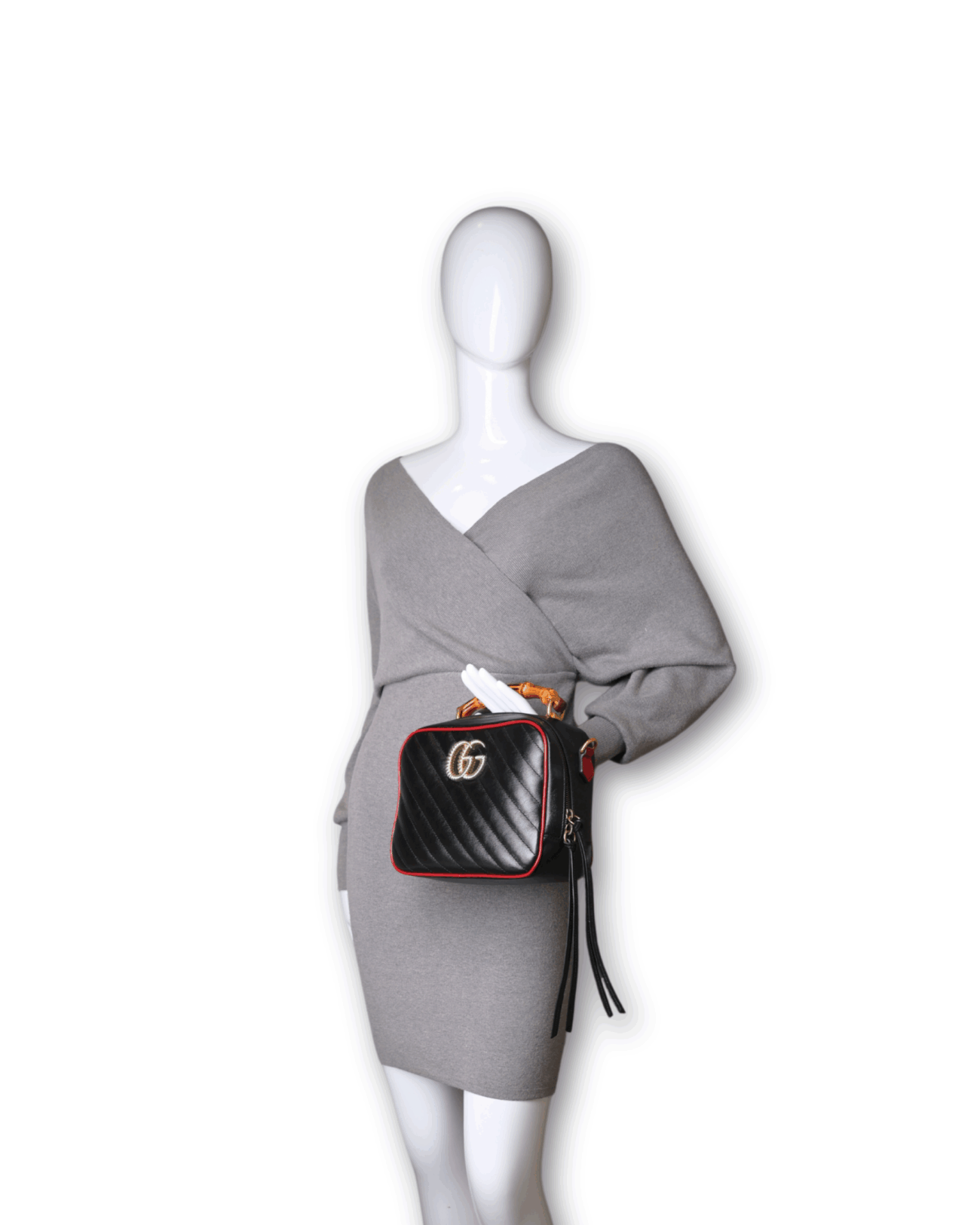 Gucci - Marmont Bamboo Top Handle