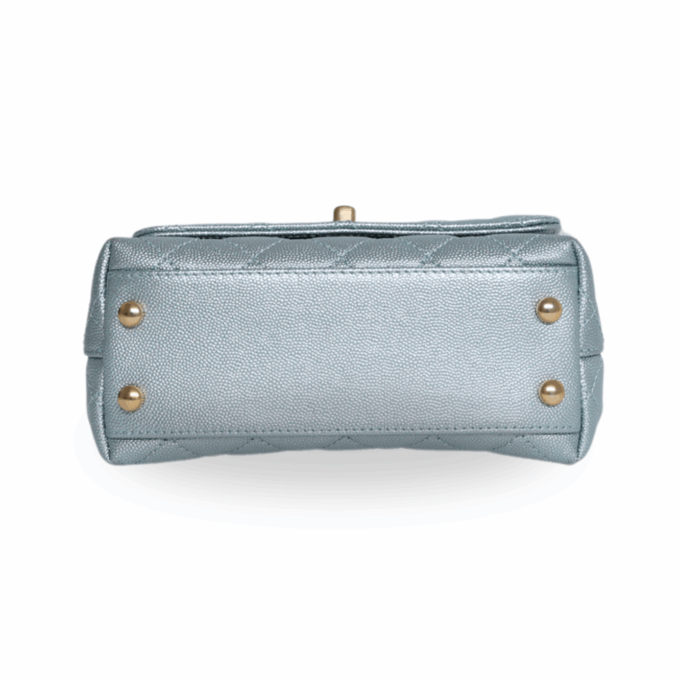 Chanel - Metallic Caviar Quilted Extra Mini Coco Handle (Pre-Owned)