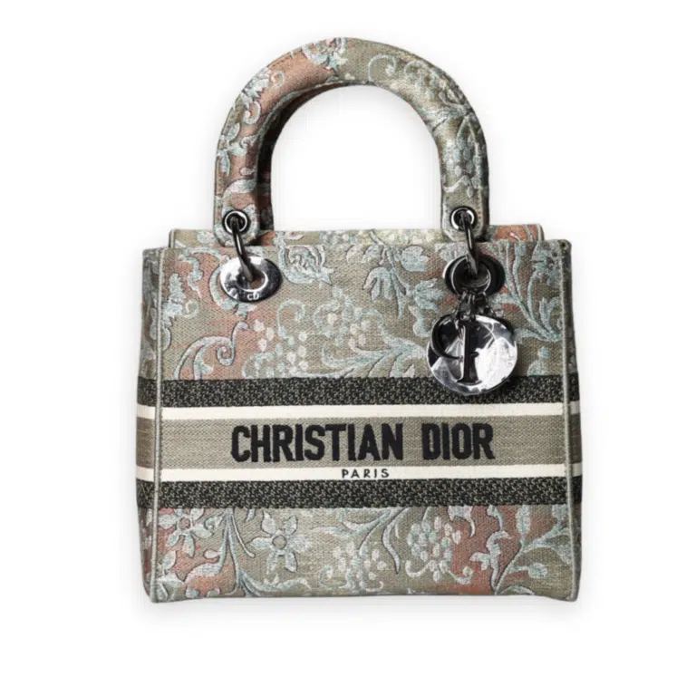 Dior - Canvas Florilegio Embroidered Medium Lady D-Lite Bag