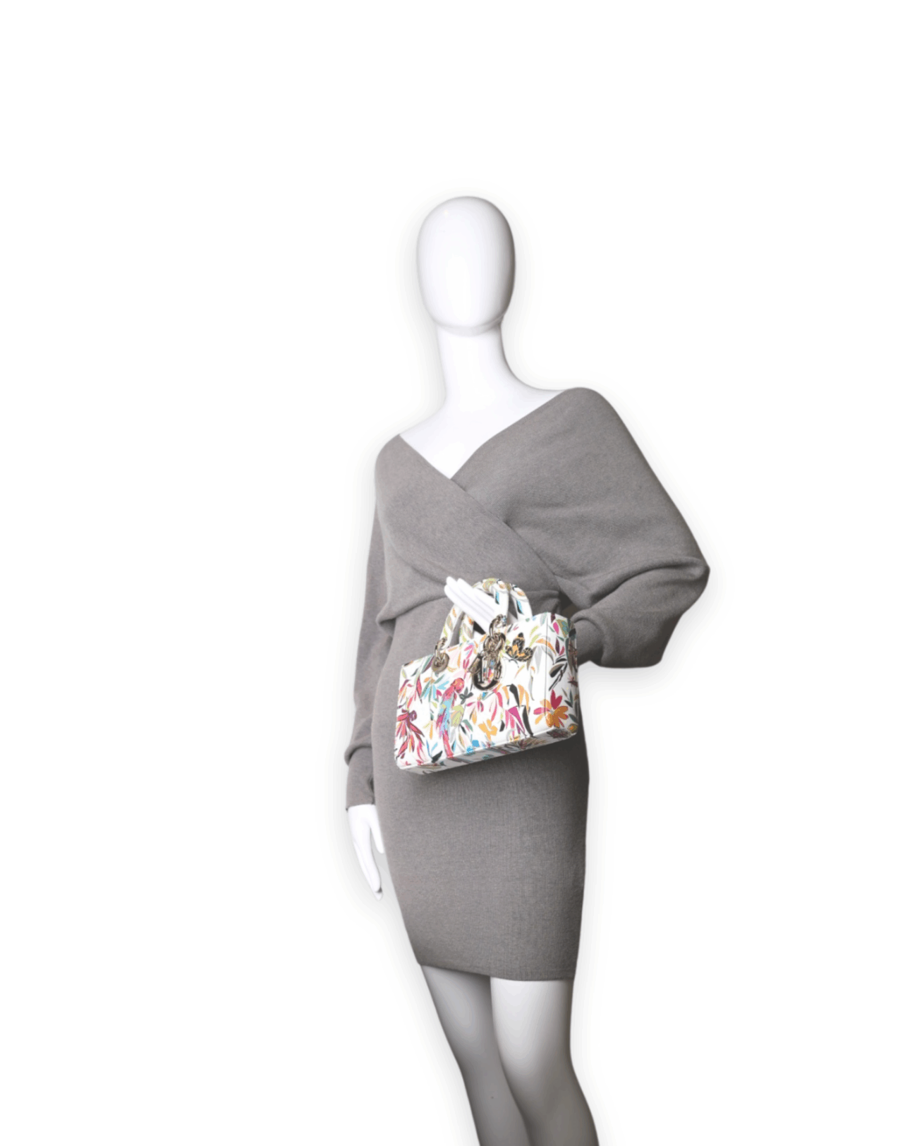 Dior - Lady Dior D-Joy Bag Printed Leather Medium