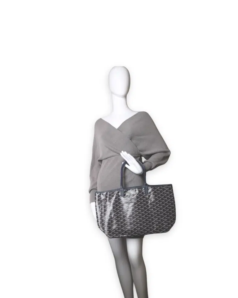 Goyard - St Louis PM Tote Goyardine Navy – image 2
