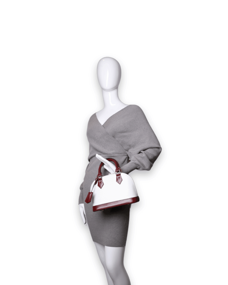 Louis Vuitton - Alma BB Epi Leather Maroon/White (Pre-Owned)