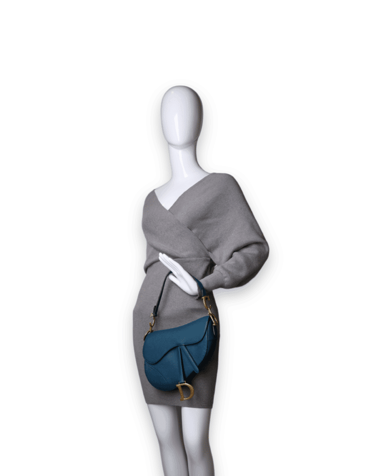 Dior - Blue Saddle Bag (Pre-Owned) - Image 2