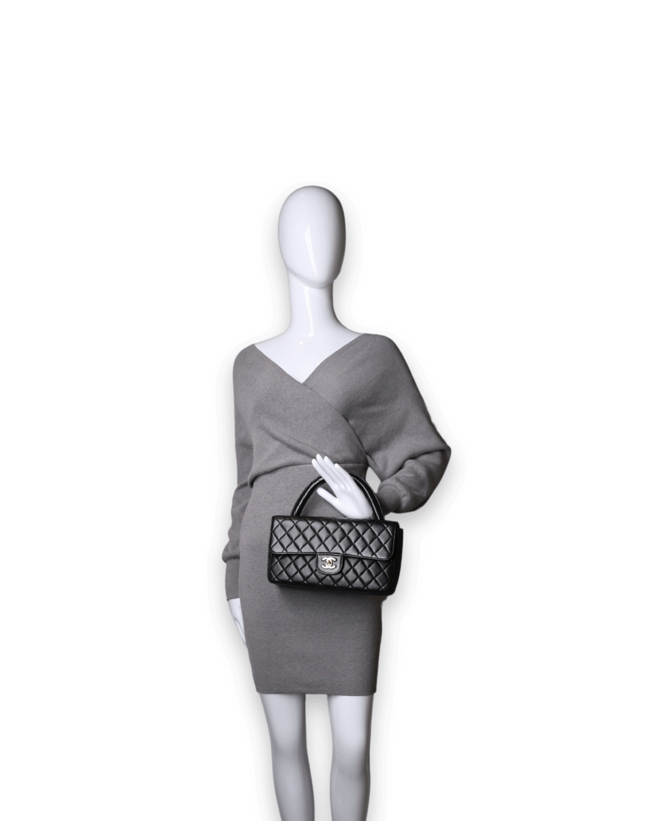 Chanel - Lambskin Parent Top Handle Flap Bag (Pre-Owned)