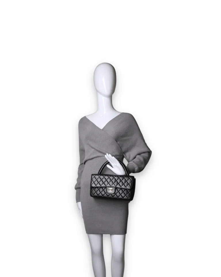 Chanel - Lambskin Parent Top Handle Flap Bag (Pre-Owned) – image 2
