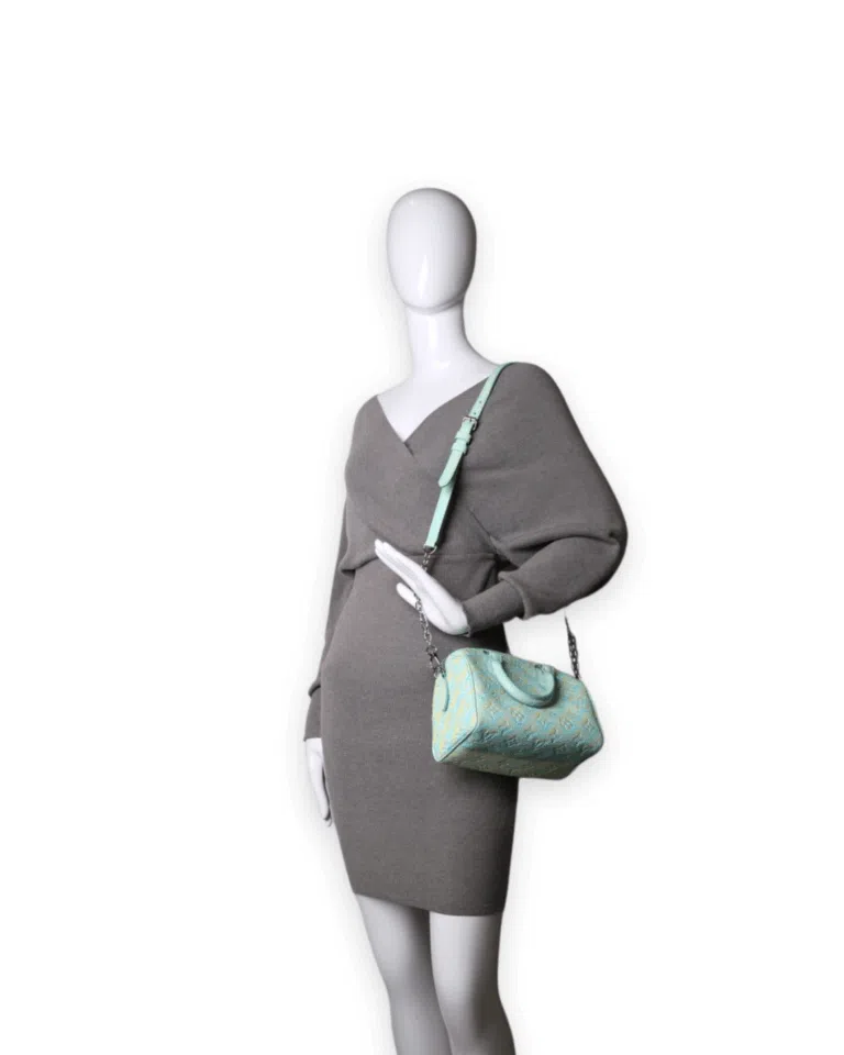 Louis Vuitton - Speedy 20 Bandoulière Summer Blue Monogram – image 2