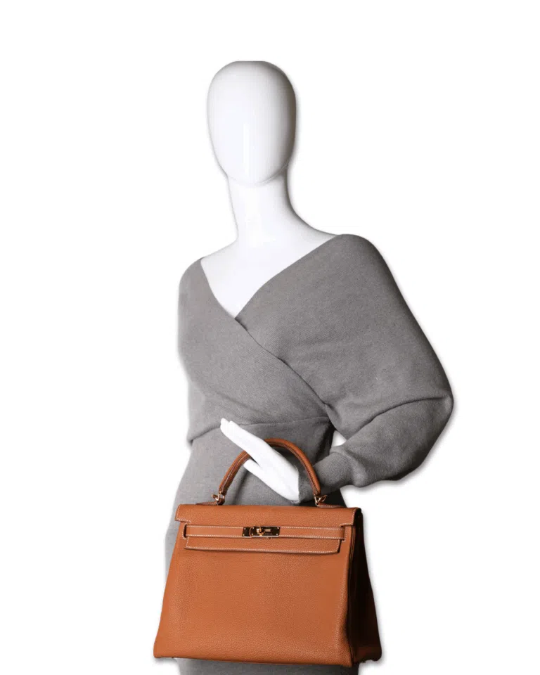 Hermes - Kelly 32 Gold/Gold (Pre-Owned) – image 2