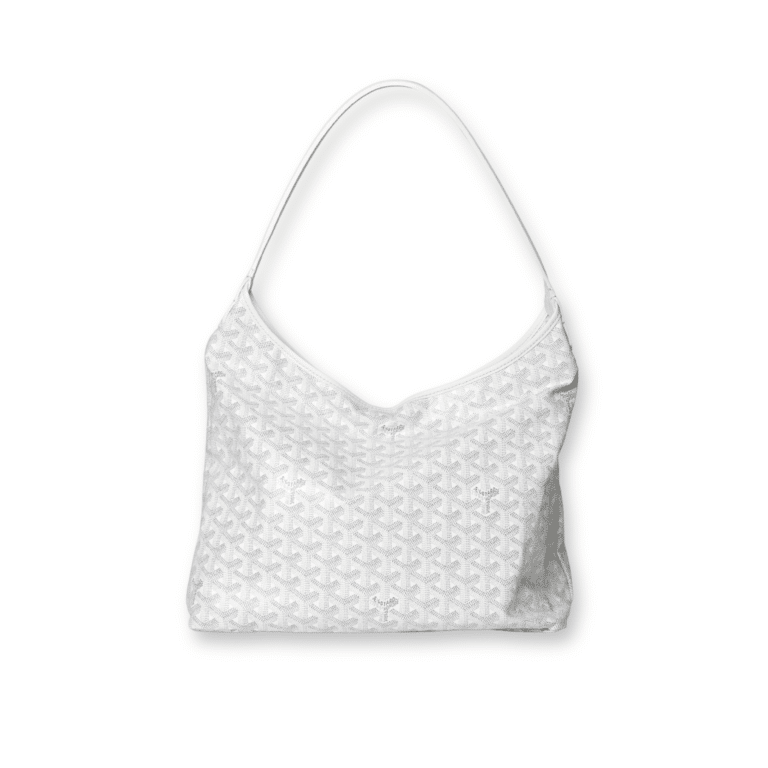 Goyard - Saint Louis Hobo Bag in White Goyardine Canvas (Pre-Owned)