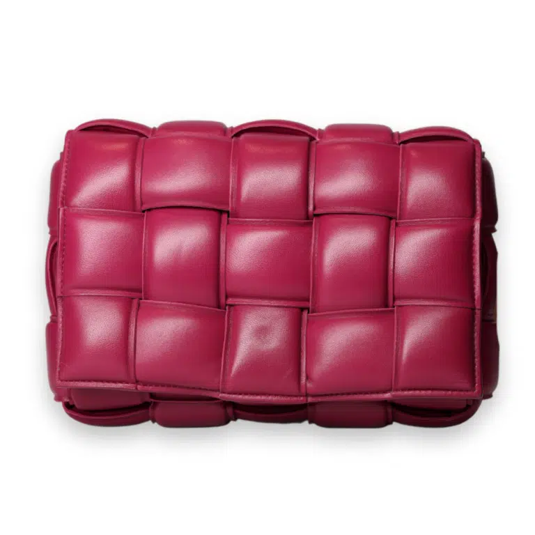 Bottega Veneta - Padded Intercciato Cassette Pink (Pre-Owned)