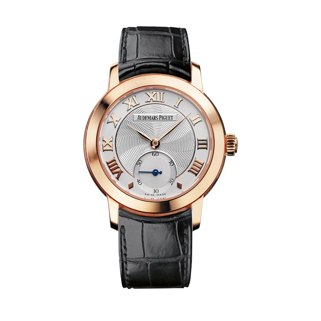 Audemars Piguet Jules Audemars 77230OR.OO.A082MR.01 29mm Silver Roman Dial Rose Gold Watch
