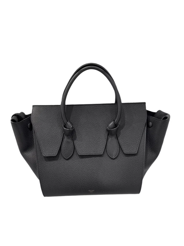Celine Tie Knot Tote Black
