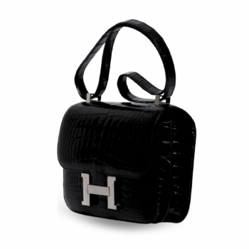 Hermes - Black American Alligator Constance III 24cm Bag (Pre-Owned)
