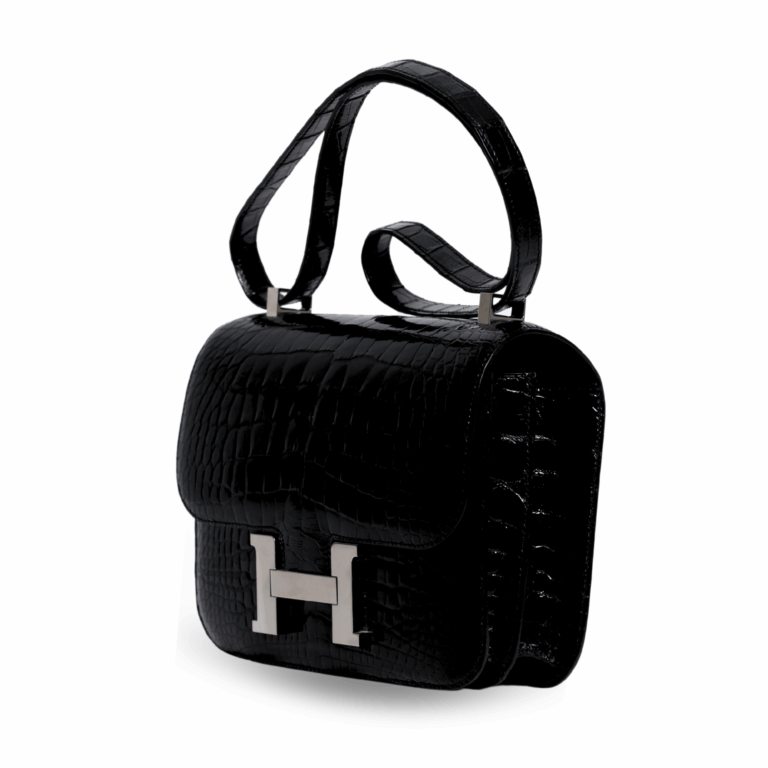 Hermes - Black American Alligator Constance III 24cm Bag (Pre-Owned)