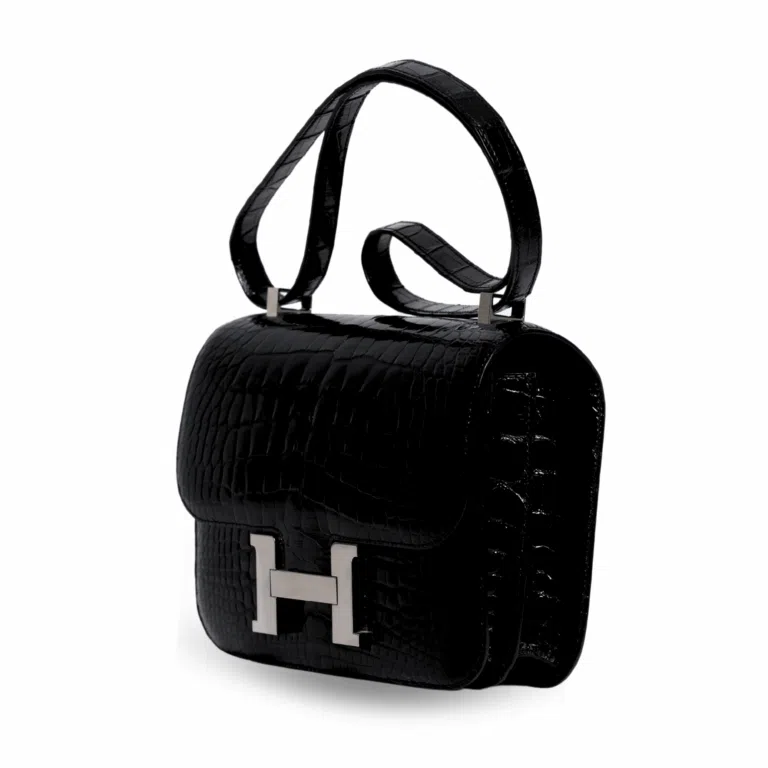 Hermes - Black American Alligator Constance III 24cm Bag (Pre-Owned)