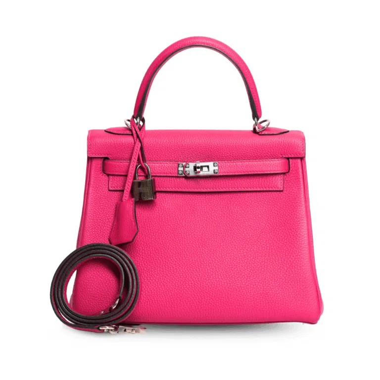 Hermes - Kelly 25 Togo Rose Pourpre Palladium Hardware (Pre-Owned)