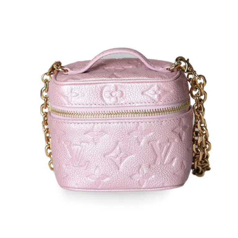 Louis Vuitton - Monogram Empreinte Nice Nano Vanity Case Rose Pink (Pre-Owned)