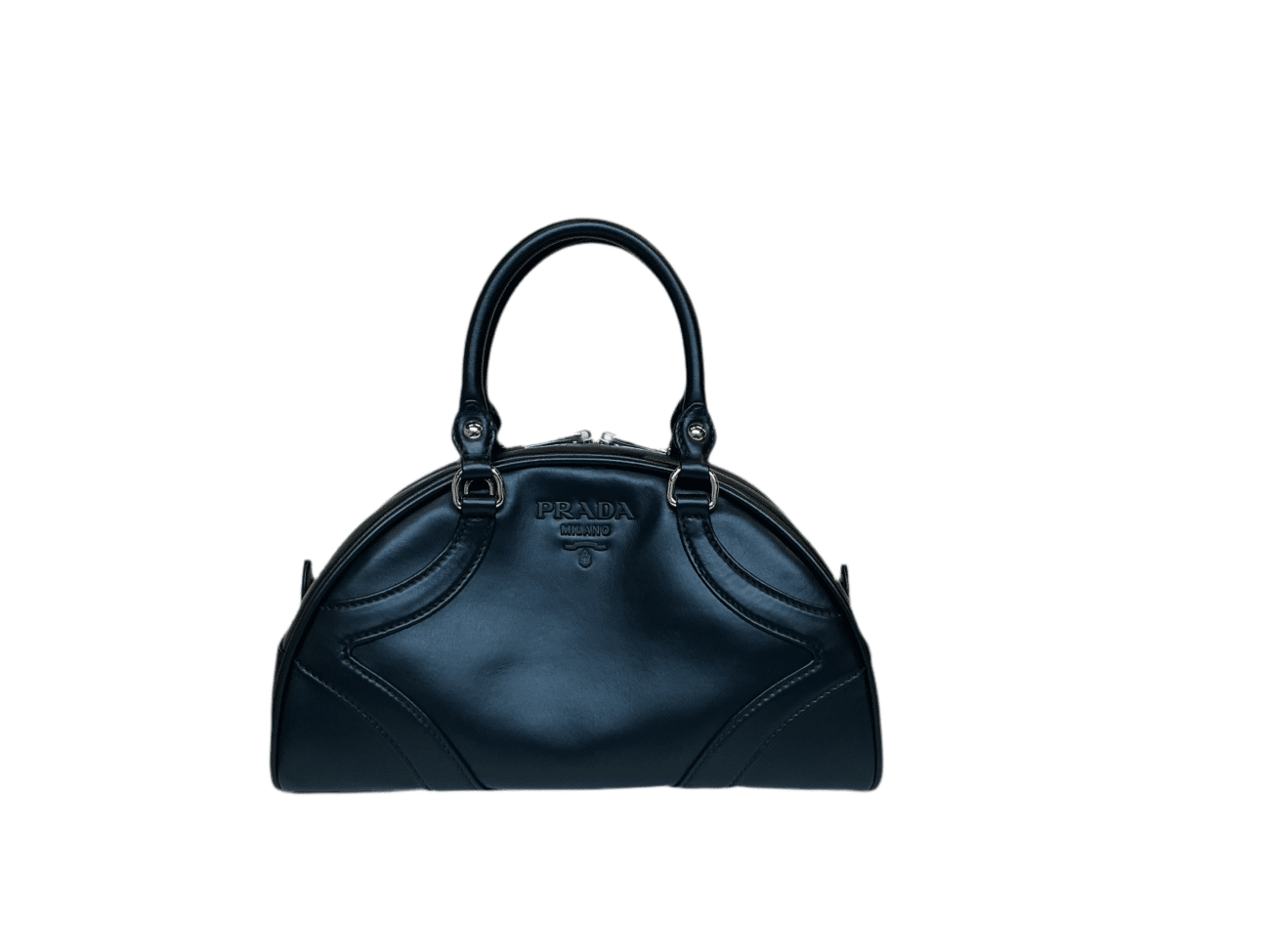 Prada Leather Bowling Bag